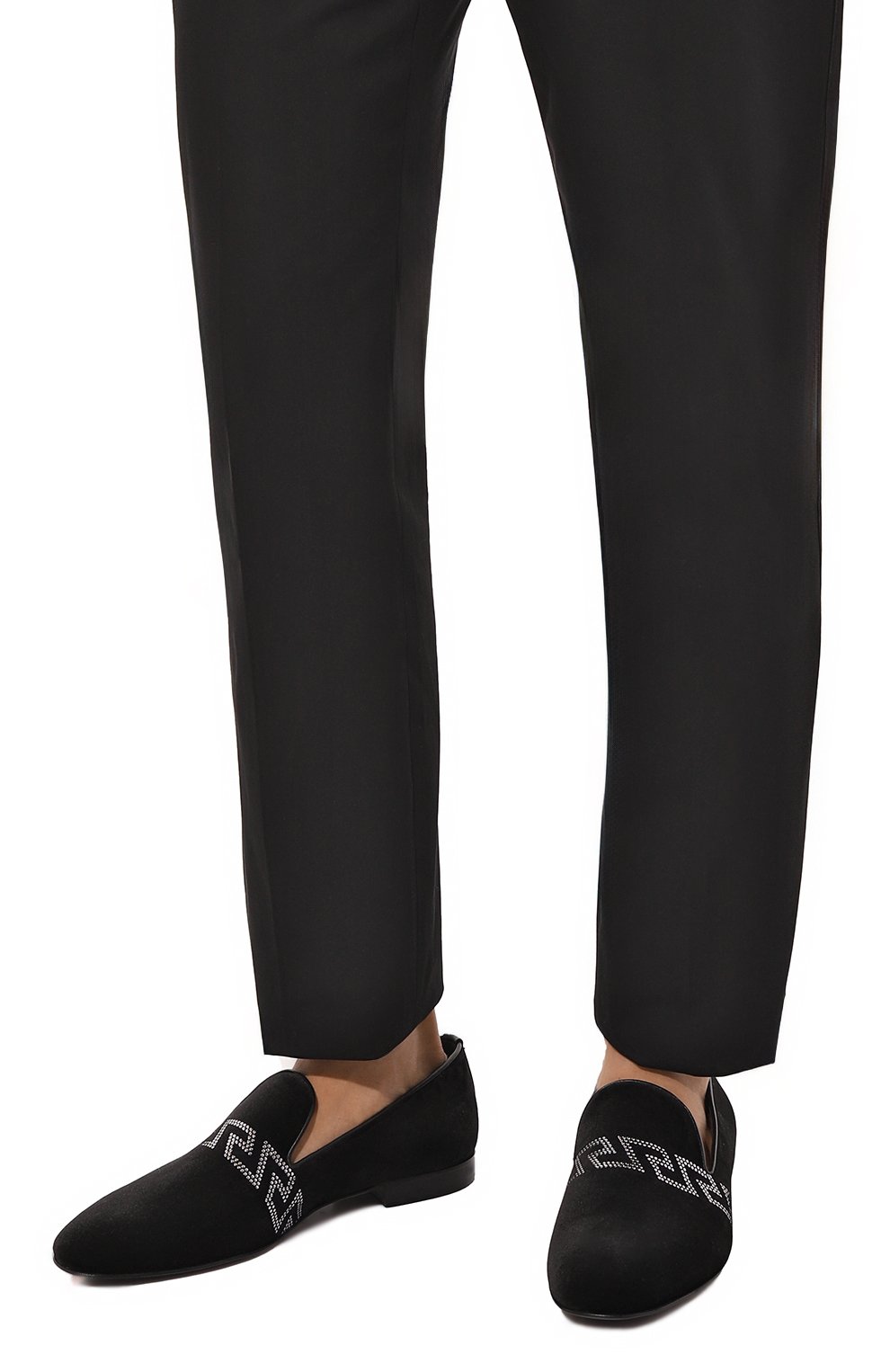 Текстильные лоферы VERSACE, арт. 1003792/1A05861, фото 3