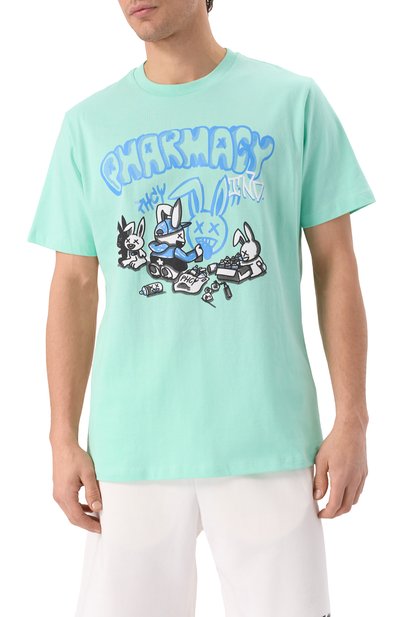 Хлопковая футболка PHARMACY INDUSTRY, арт. PHABM00209, фото 3