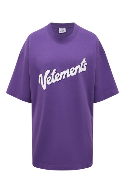 Хлопковая футболка VETEMENTS, арт. UE63TR101U
