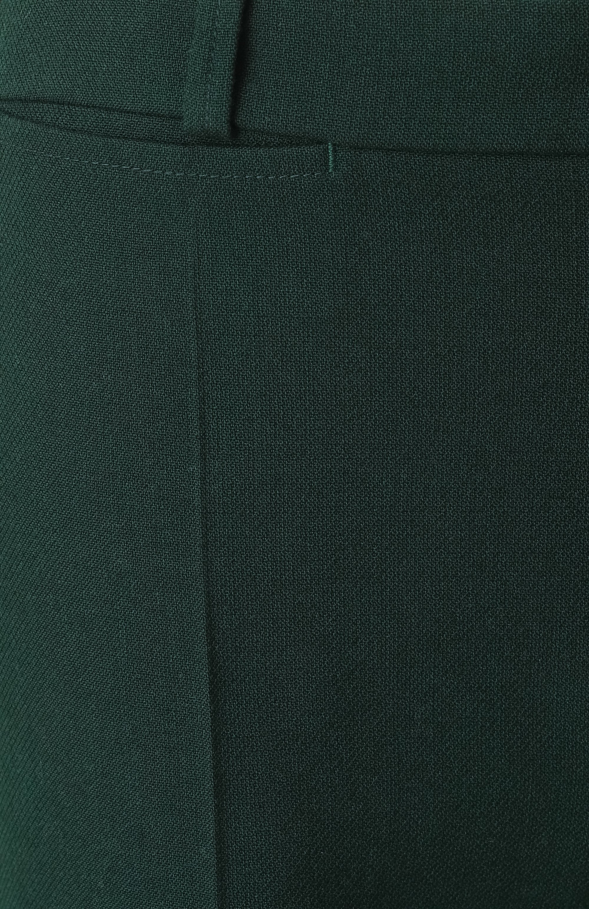 Шерстяные брюки CHLOÉ темно-зеленого цвета по цене 146000 руб., арт. CHC25SPA06302, фото 6 Шерстяные брюки CHLOÉ, арт. CHC25SPA06302, фото 6