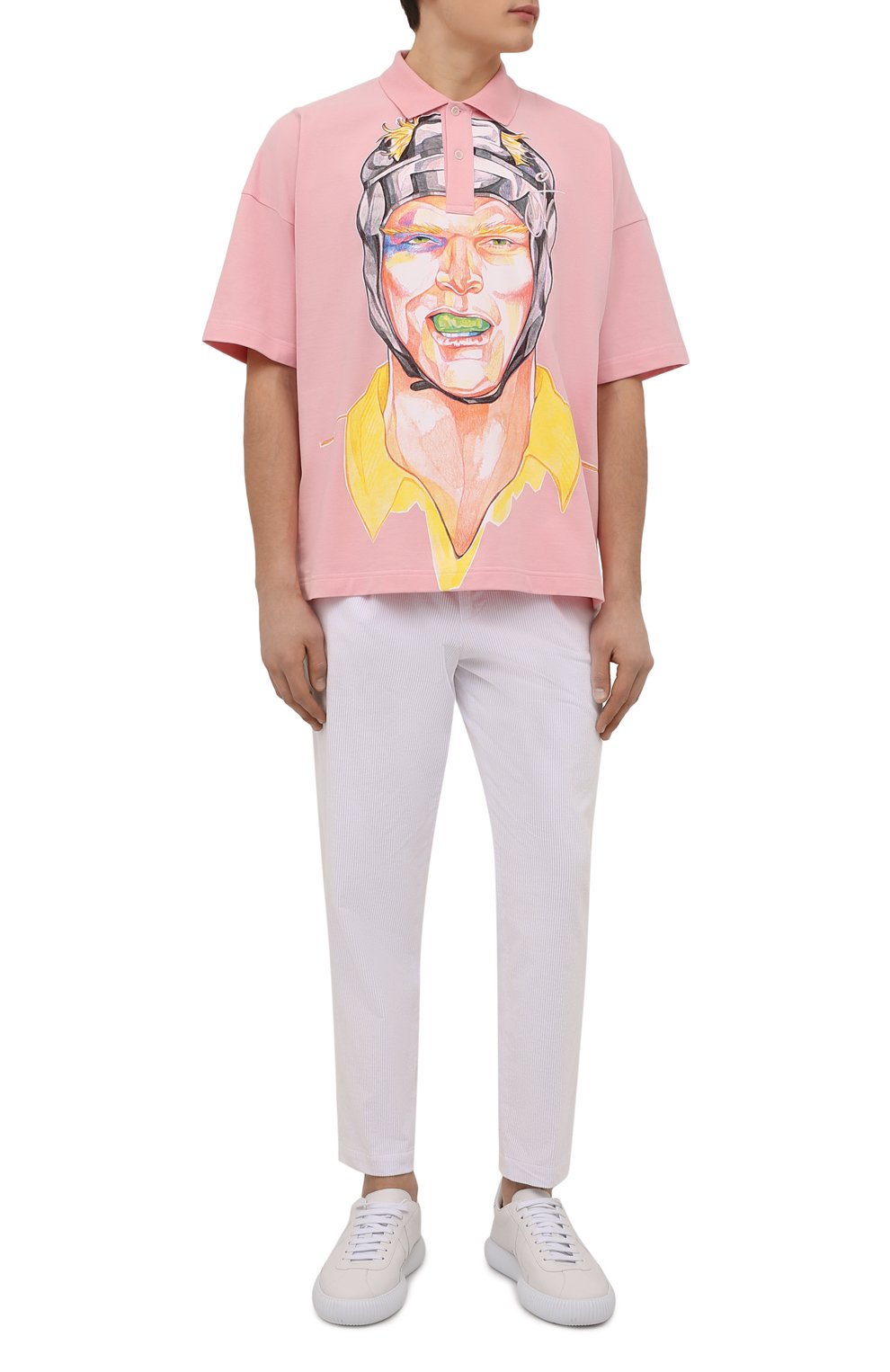 Хлопковое поло jw anderson x pol anglada JW ANDERSON, арт. J00087 PG0476, фото 2