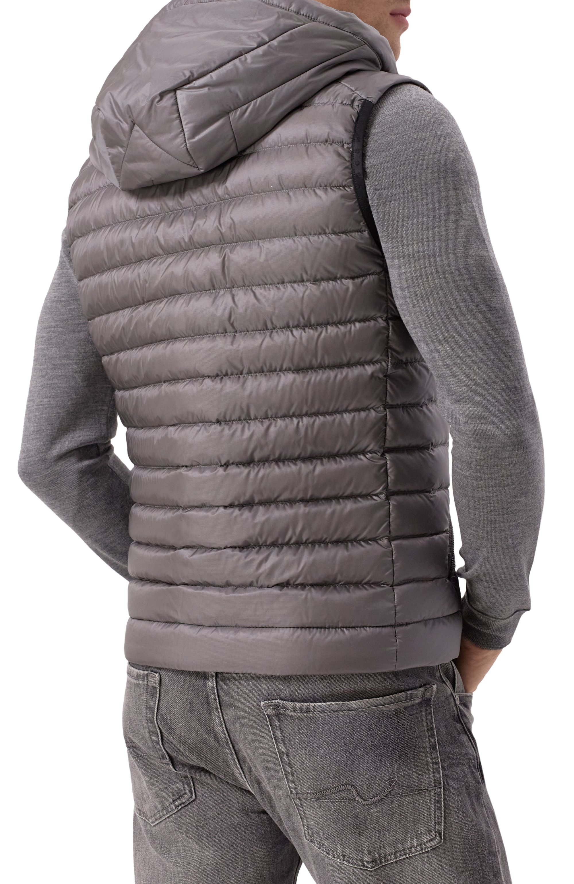 Пуховый жилет BOGNER серого цвета по цене 66100 руб., арт. 38039398, фото 4 Пуховый жилет BOGNER, арт. 38039398, фото 4