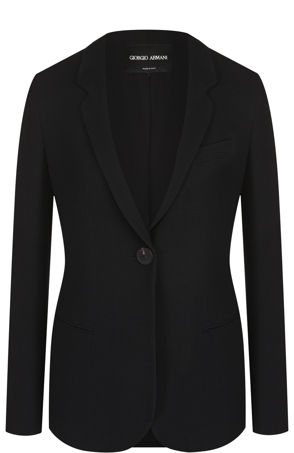 Приталенный однотонный жакет GIORGIO ARMANI, арт. WAG67T/WA525, фото 1