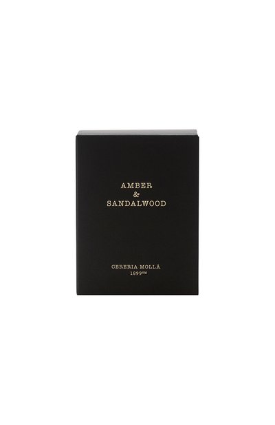 Свеча boutique amber & sandalwood (70g) CERERIA MOLLA 1899, арт. 8424405011294, фото 5