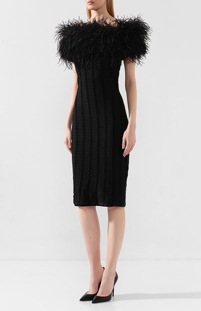 Платье из смеси шелка и вискозы RALPH LAUREN, арт. 290781450, фото 3