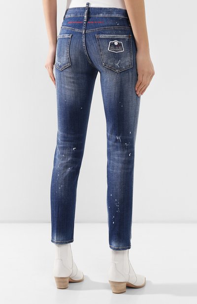 Джинсы DSQUARED2 синего цвета по цене 49950 руб., арт. S75LB0282/S30342, фото 4 Джинсы DSQUARED2, арт. S75LB0282/S30342, фото 4