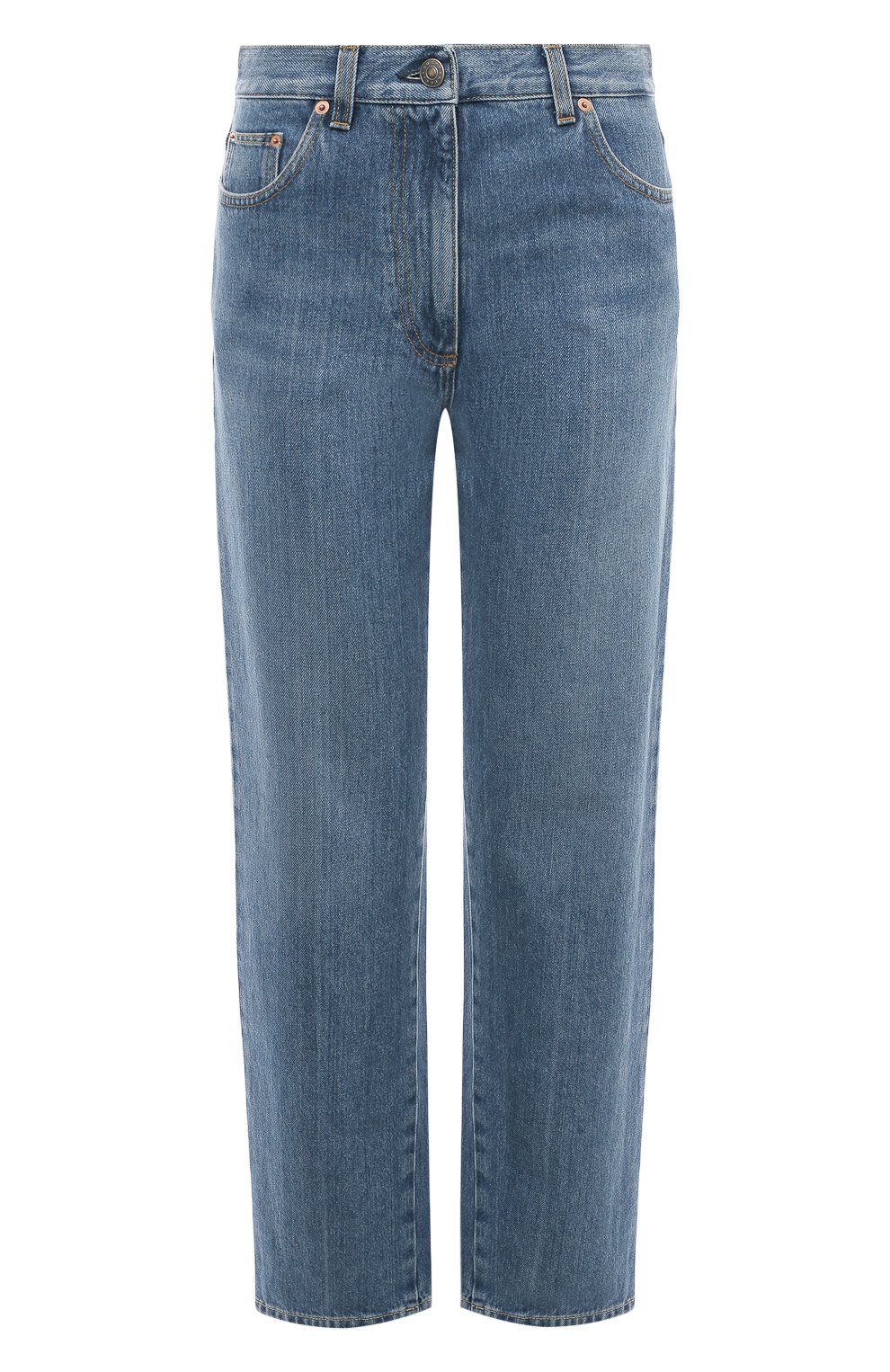 Джинсы GUCCI синего цвета по цене 97920 руб., арт. 666841 XDBP5, фото 1 Джинсы GUCCI, арт. 666841 XDBP5, фото 1