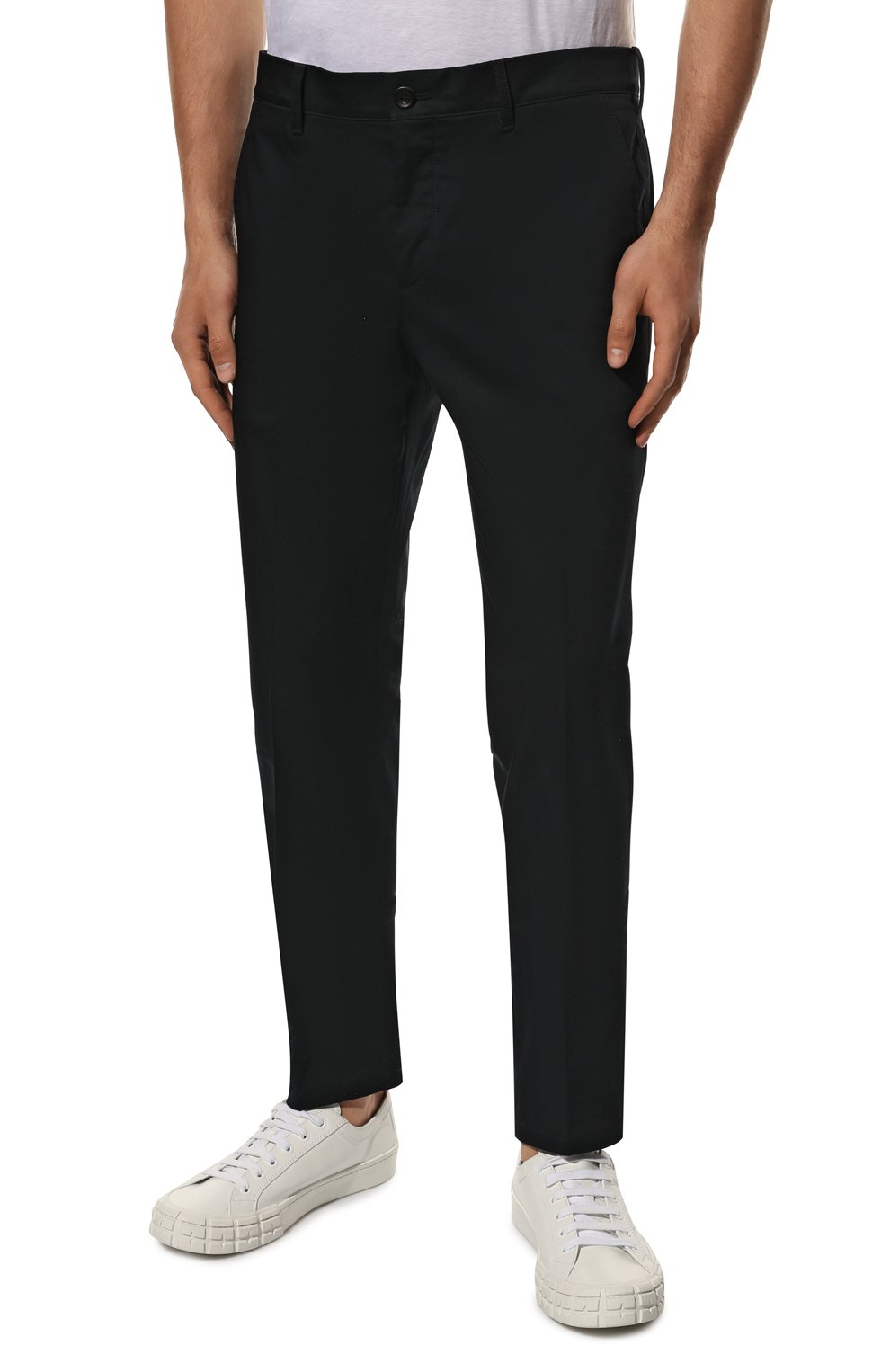 Хлопковые брюки PRADA, арт. SPE12-1GQS-F0008-172, фото 3