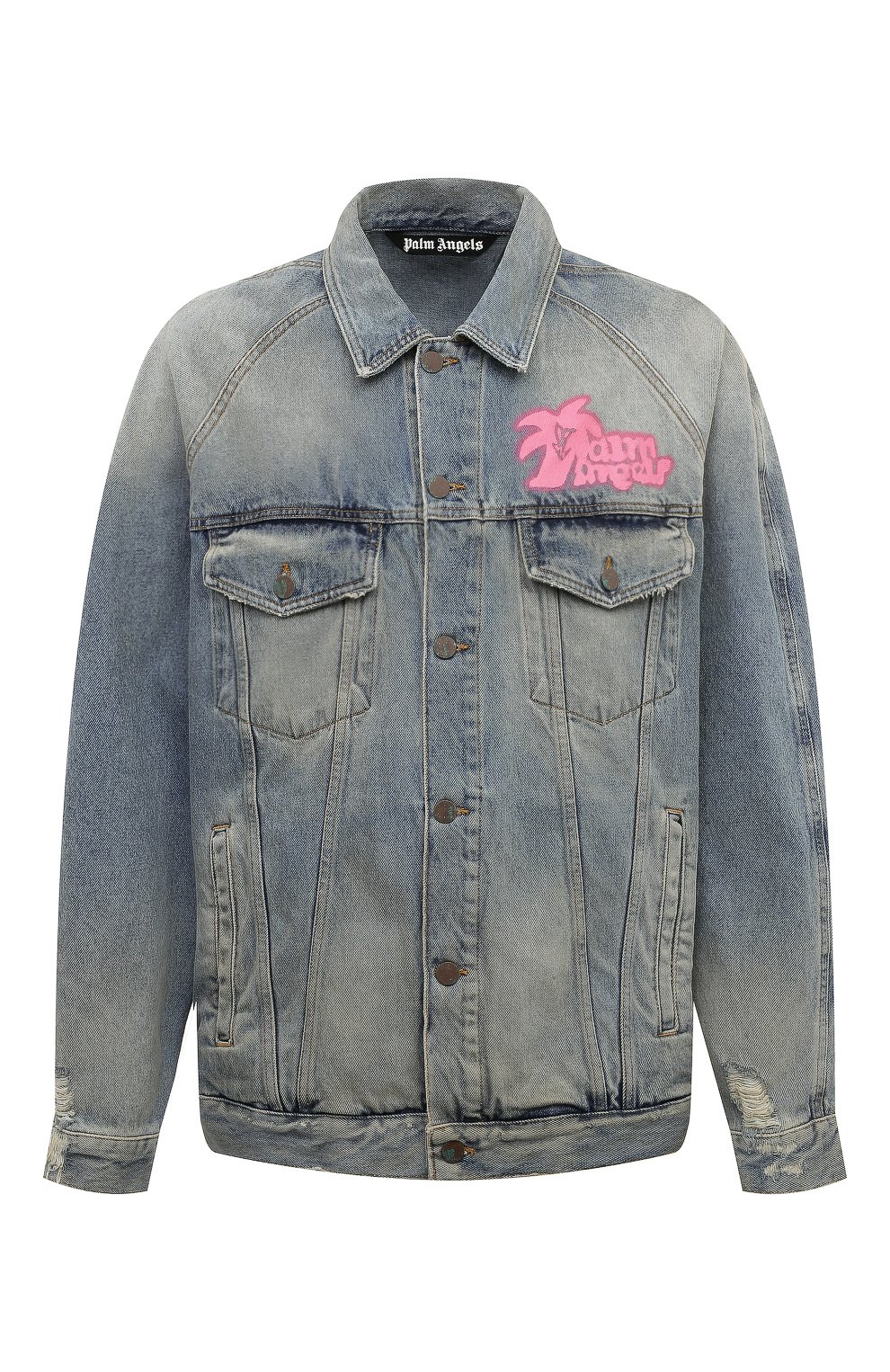 Джинсовая куртка PALM ANGELS, арт. PMYE038E23DEN0014032, фото 1
