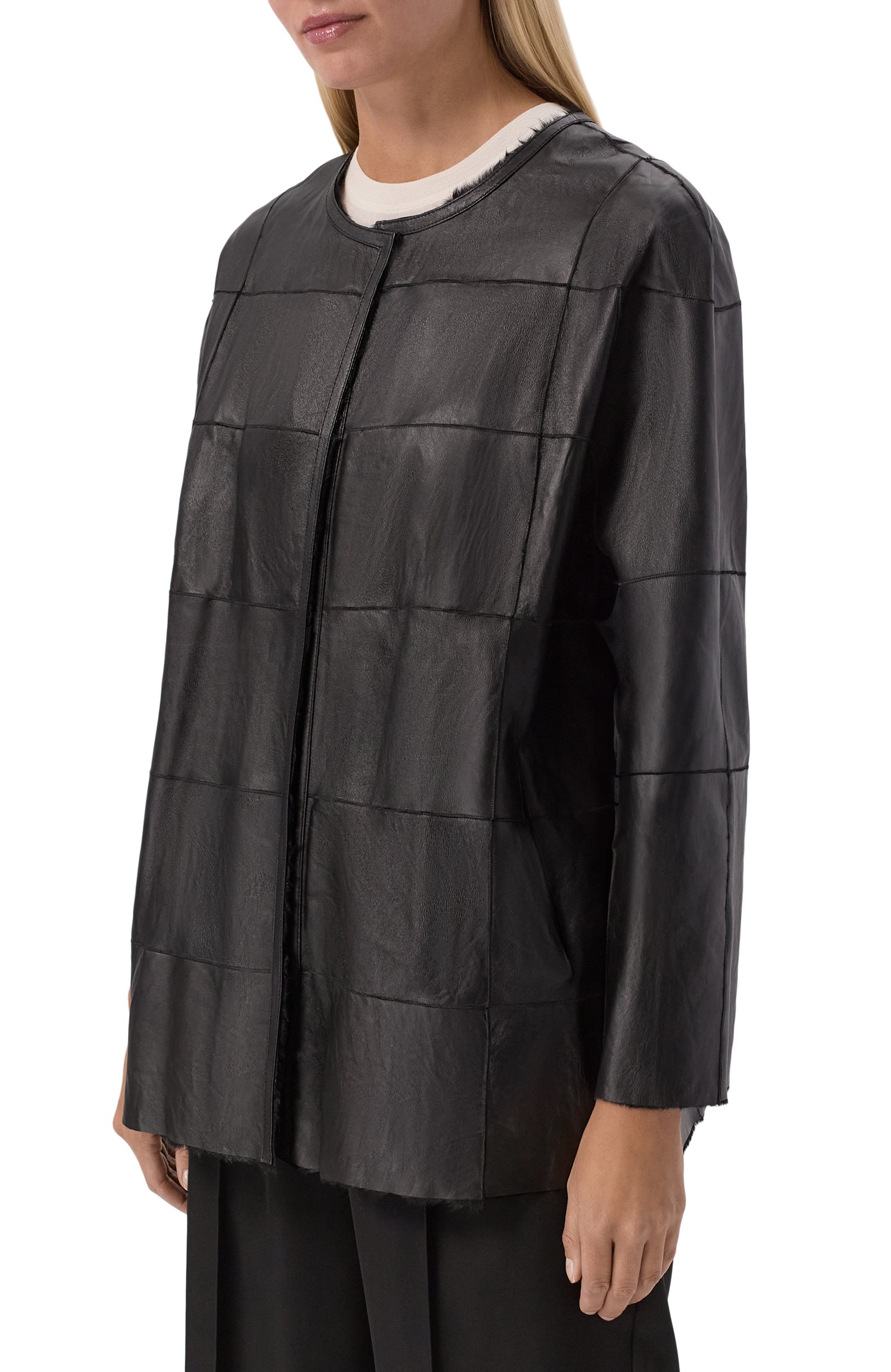 Двусторонняя дубленка из ягненка KITON, арт. D61582K0921, фото 6