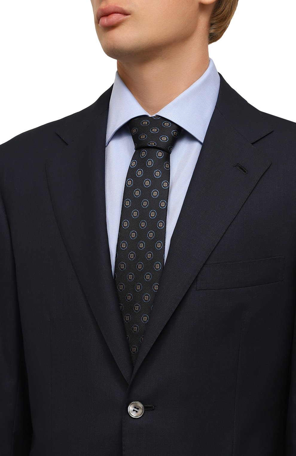 Шелковый галстук CANALI, арт. 18/HJ04153, фото 2