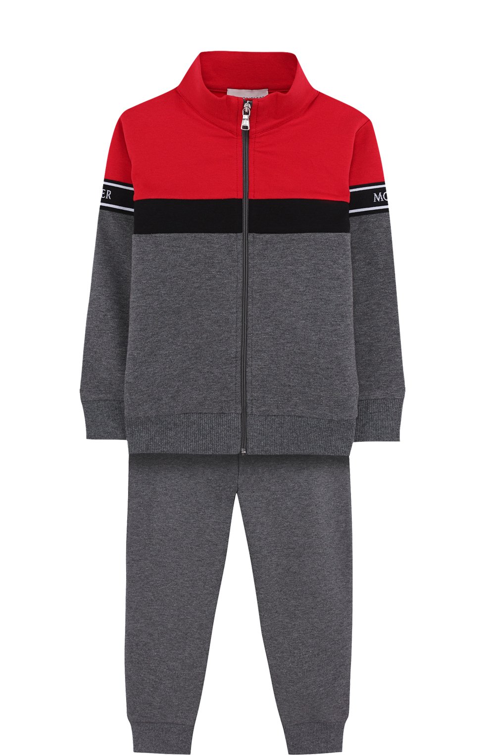 Хлопковый комплект из кардигана и брюк MONCLER ENFANT, арт. D2-951-88109-05-80996, фото 1
