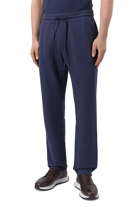 Хлопковые брюки Aeronautica Militare PF1025UF00674 Синий  PF1025UF00674 Фото 3