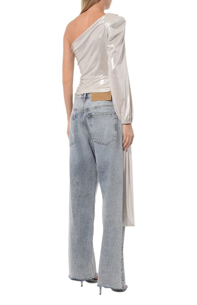 Топ PINKO серебряного цвета по цене 27200 руб., арт. 103050/Y5RA, фото 4 Топ PINKO, арт. 103050/Y5RA, фото 4