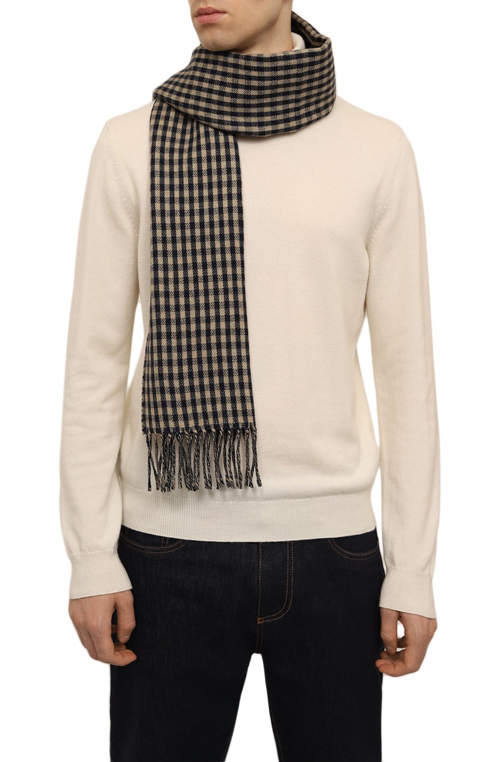 Шерстяной шарф GUCCI, арт. 764168/4G200, фото 2