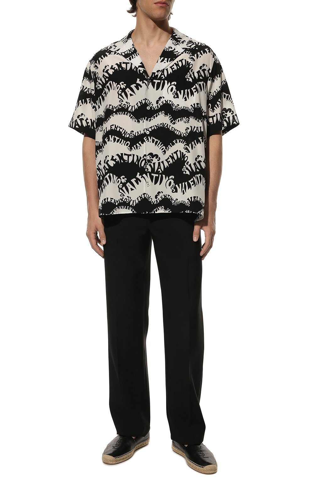 Кожаные эспадрильи SAINT LAURENT, арт. 509616/0AS00, фото 2