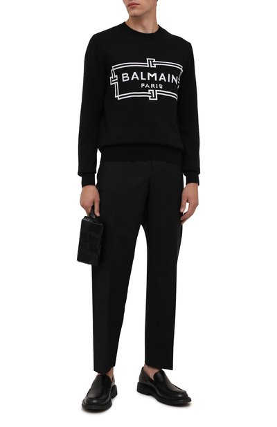 Шерстяной джемпер BALMAIN, арт. WH1KD000/K037, фото 2
