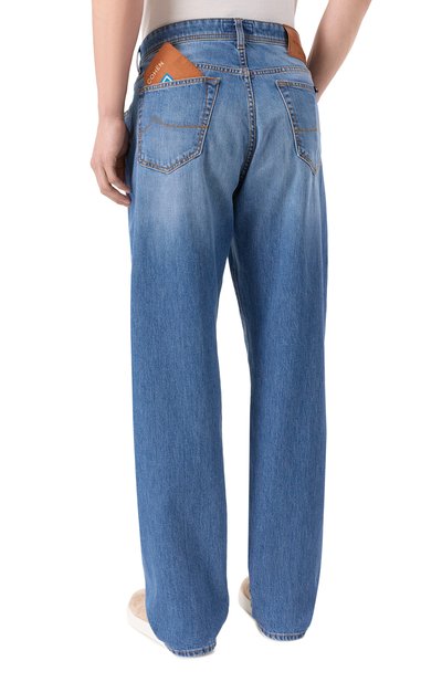 Джинсы chris JACOB COHEN голубого цвета по цене 59950 руб., арт. JUM_QE035 030 S4321 V2, фото 4 Джинсы chris JACOB COHEN, арт. JUM_QE035 030 S4321 V2, фото 4