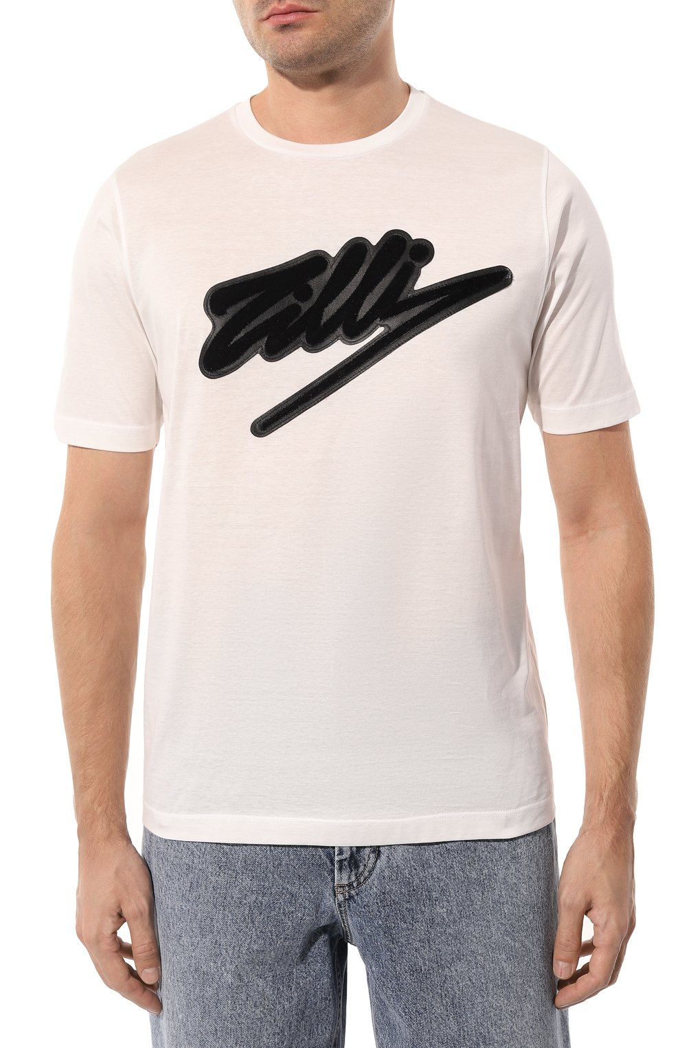 Хлопковая футболка ZILLI, арт. TSR001M0110VZS000, фото 3