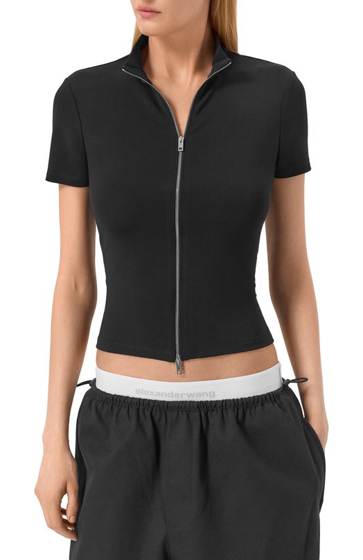 Кардиган из вискозы Alexander Wang 1CC2261305 Чёрный  1CC2261305 Фото 3