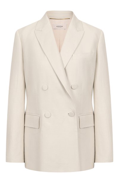 Женский льняной жакет AGNONA, арт. TX0902/U3014