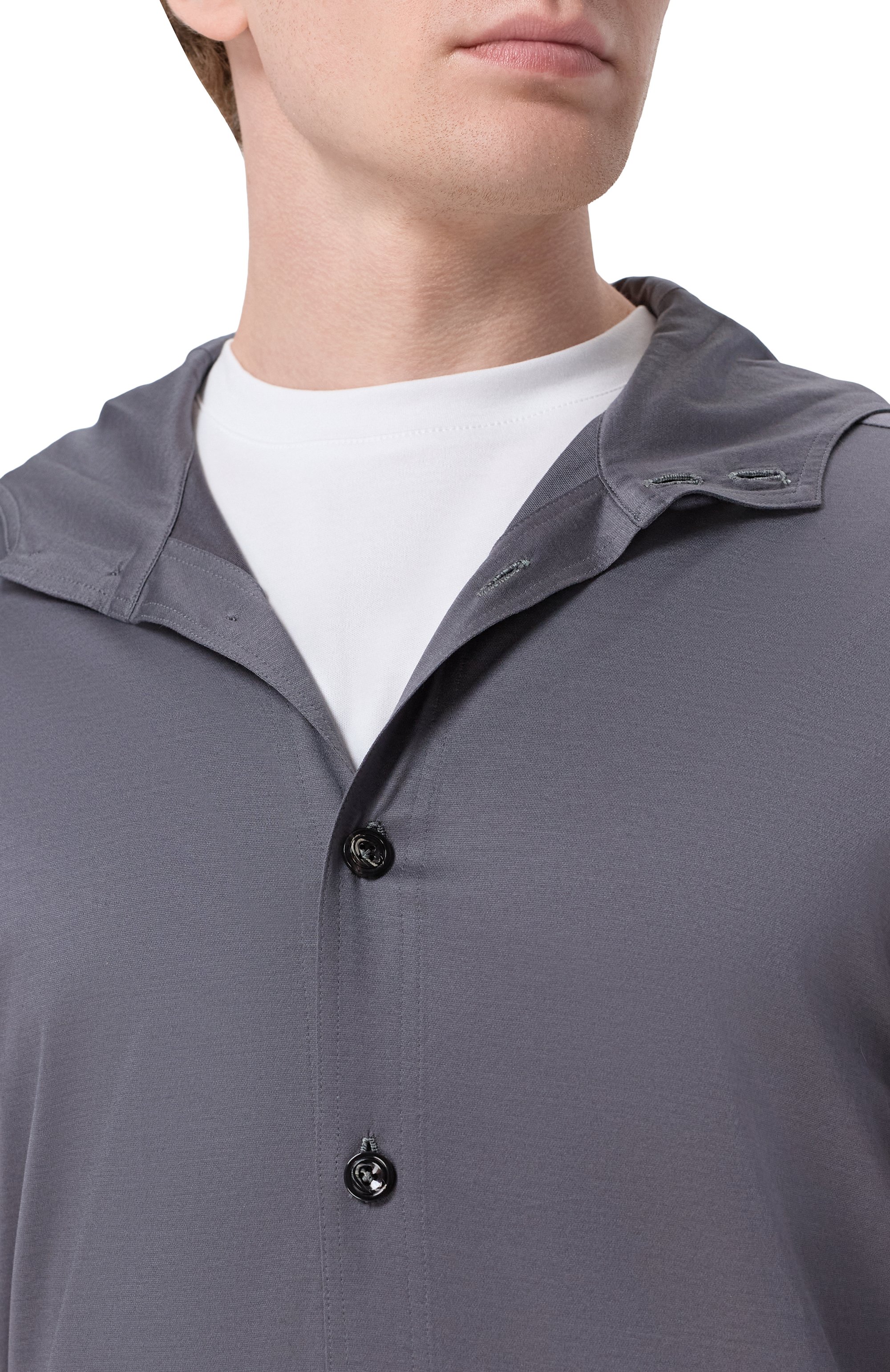 Хлопковая рубашка KITON, арт. UMCMARH09665, фото 5