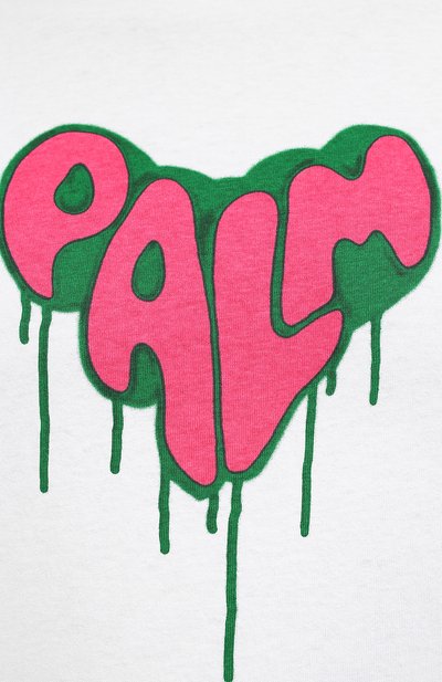 Хлопковая футболка PALM ANGELS, арт. PMAA001F21JER0220132, фото 5