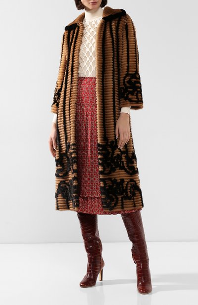 Шуба из меха норки FENDI, арт. FNF73H A8QS, фото 2
