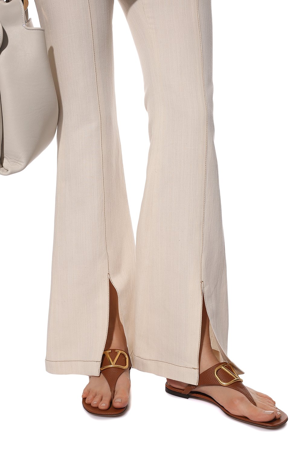 Кожаные сандалии vlogo signature VALENTINO, арт. XW2S0EA7/RZR, фото 3