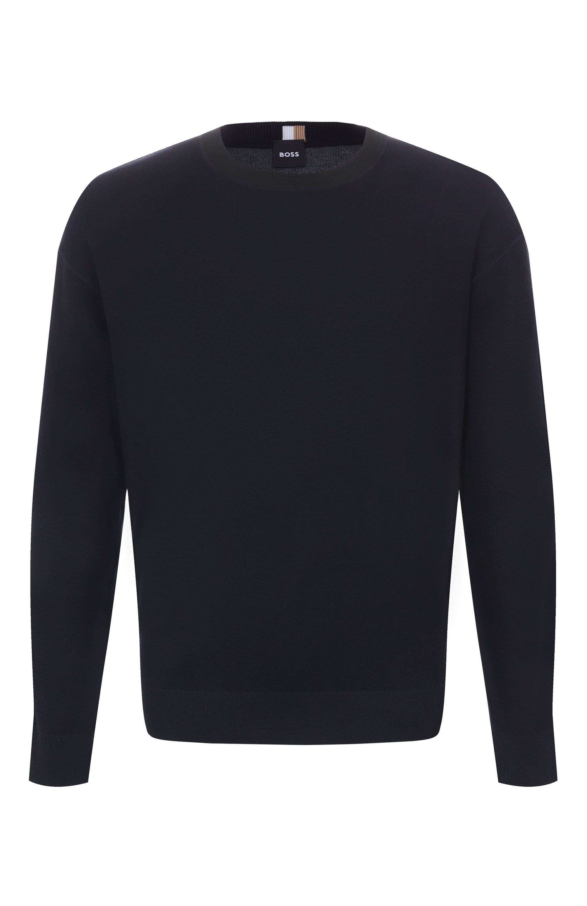 Джемпер из хлопка и шерсти BOSS, арт. 50519624, фото 1