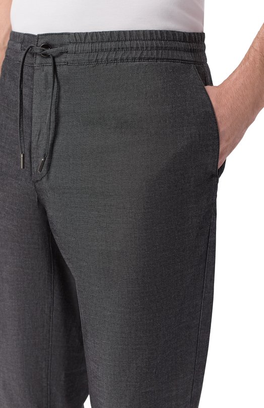 Брюки из хлопка и лиоцелла MVST M26.CSM.T406/TS0BK Серый  M26.CSM.T406/TS0BK Фото 5