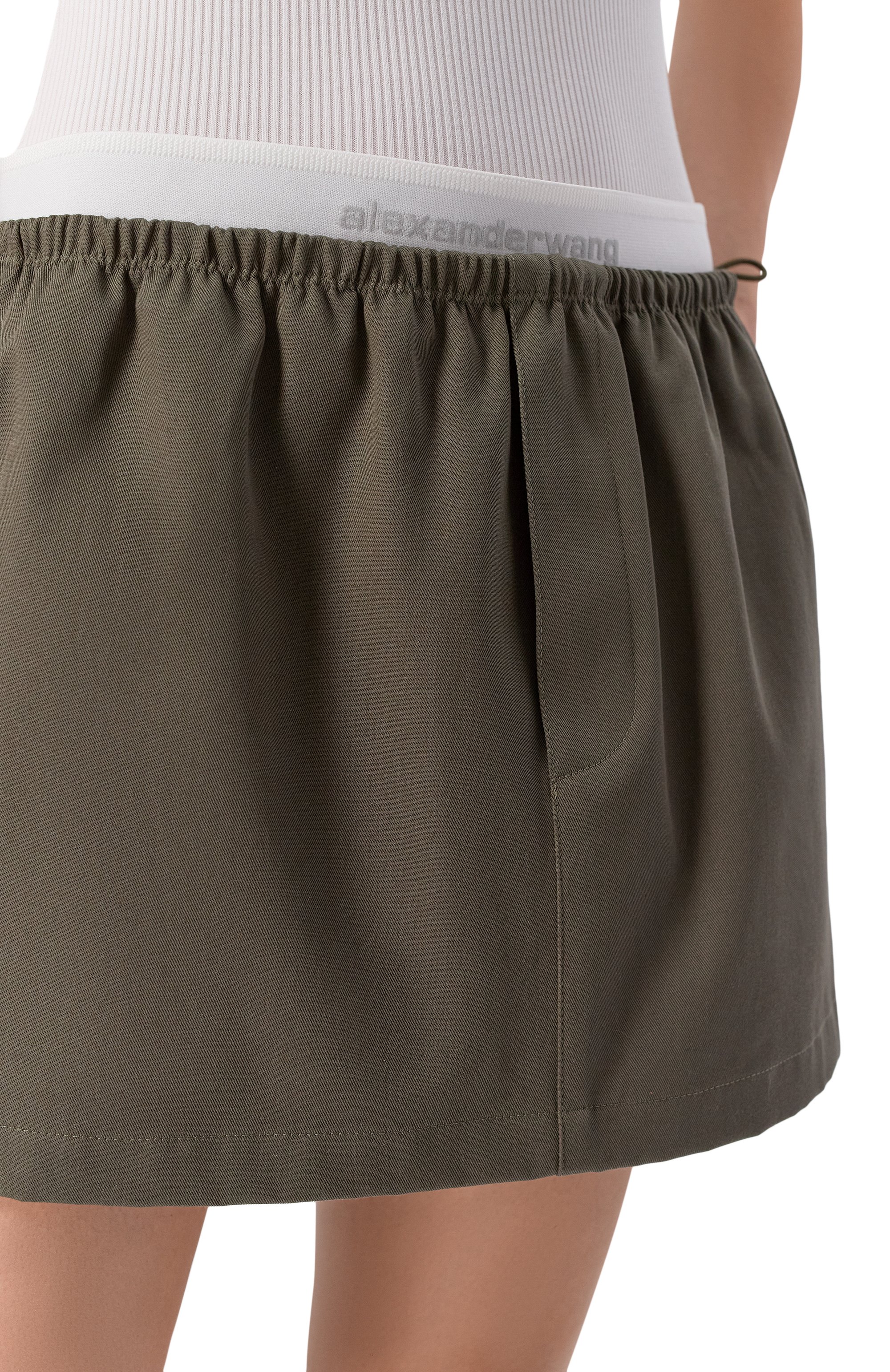 Хлопковая юбка ALEXANDER WANG, арт. 1WC1265382, фото 5