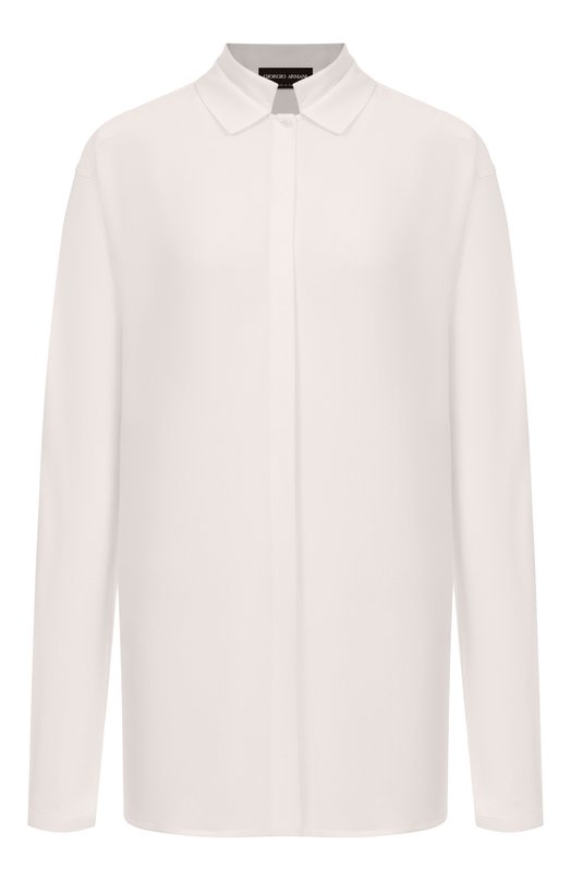 Шелковая рубашка Giorgio Armani GW001750/TE10814 Белый GW001750/TE10814