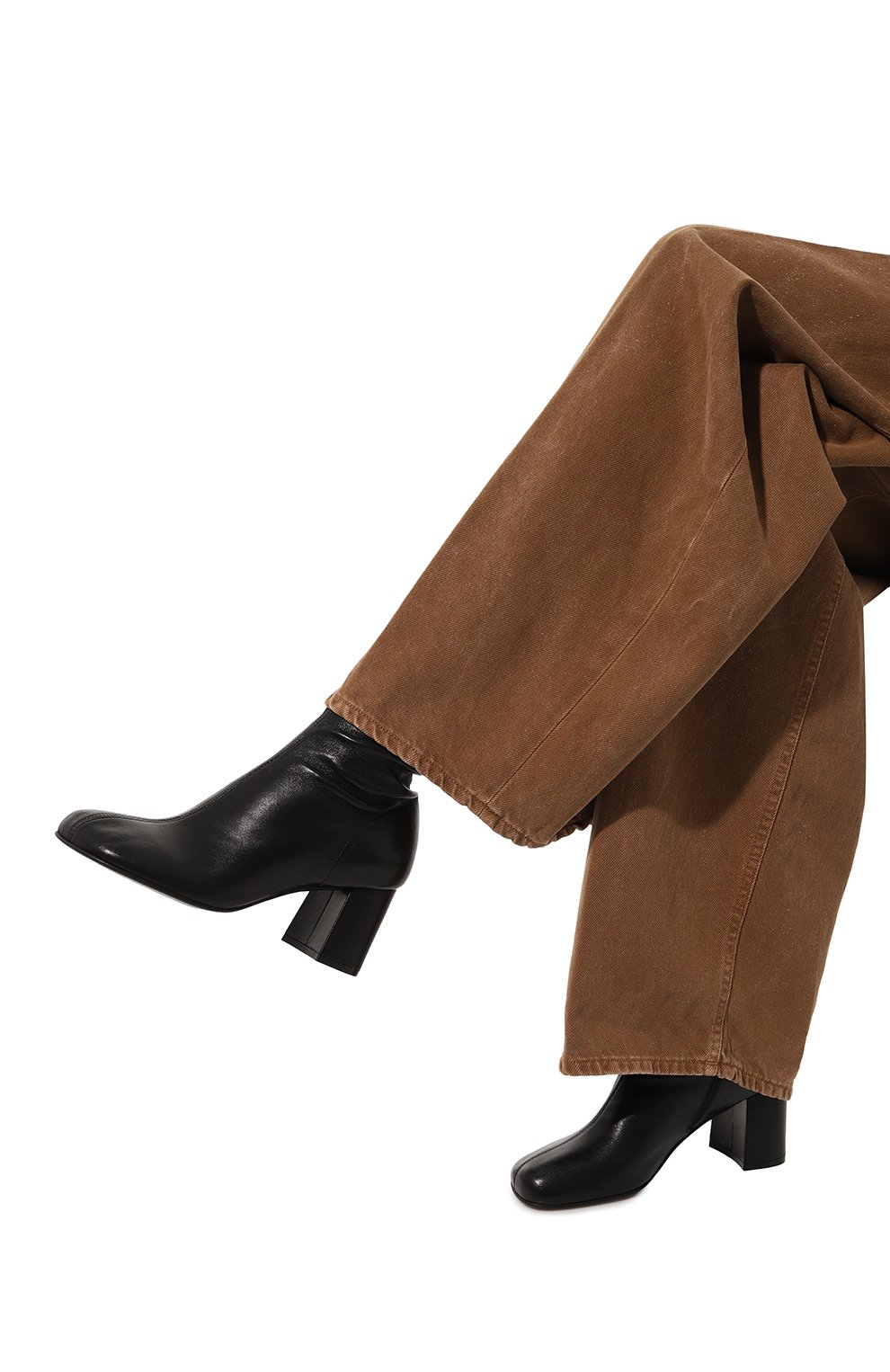 Кожаные ботильоны DRIES VAN NOTEN, арт. WW232/358/140, фото 3