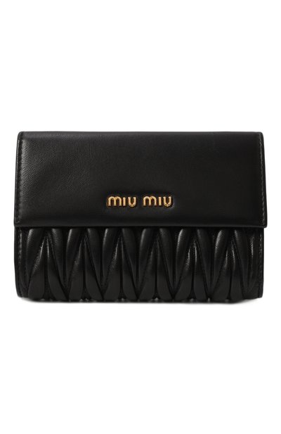Кожаное портмоне MIU MIU, арт. 5ML225-N88-F0002, фото 1