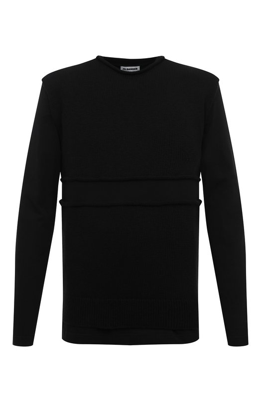 

Хлопковый свитер Jil Sander, Чёрный