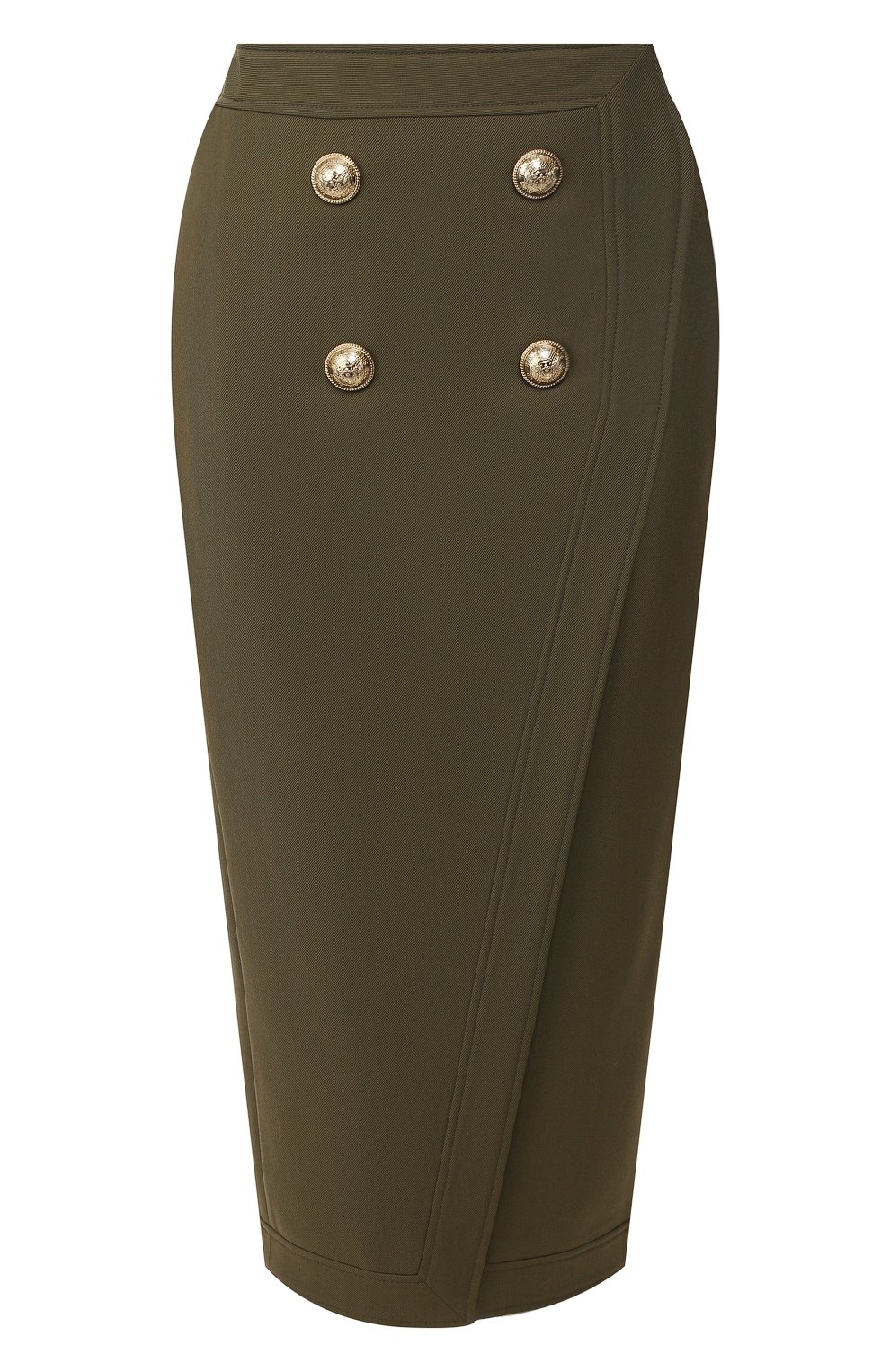 Юбка из смеси вискозы и шерсти BALMAIN, арт. TF14475/V093, фото 1