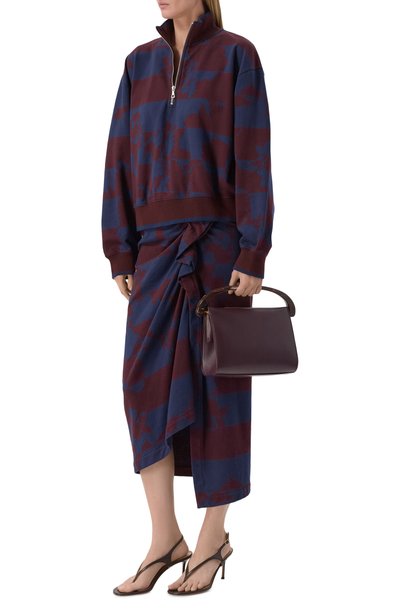 Сумка DRIES VAN NOTEN бордового цвета по цене 299500 руб., арт. 262-131502/0115_001, фото 3 Сумка DRIES VAN NOTEN, арт. 262-131502/0115_001, фото 3