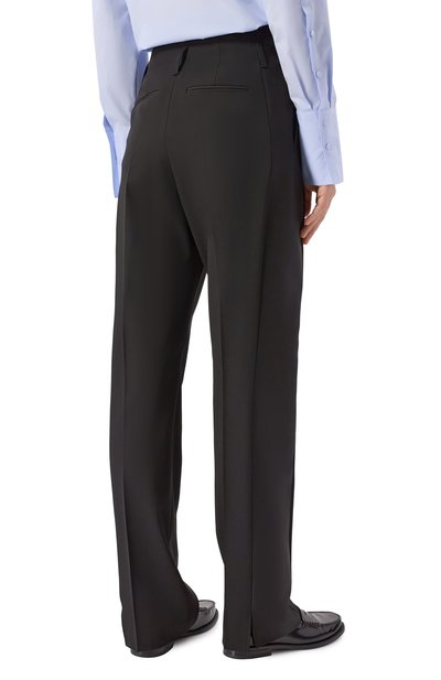 Шерстяные брюки BOSS черного цвета по цене 29550 руб., арт. 50548205, фото 4 Шерстяные брюки BOSS, арт. 50548205, фото 4