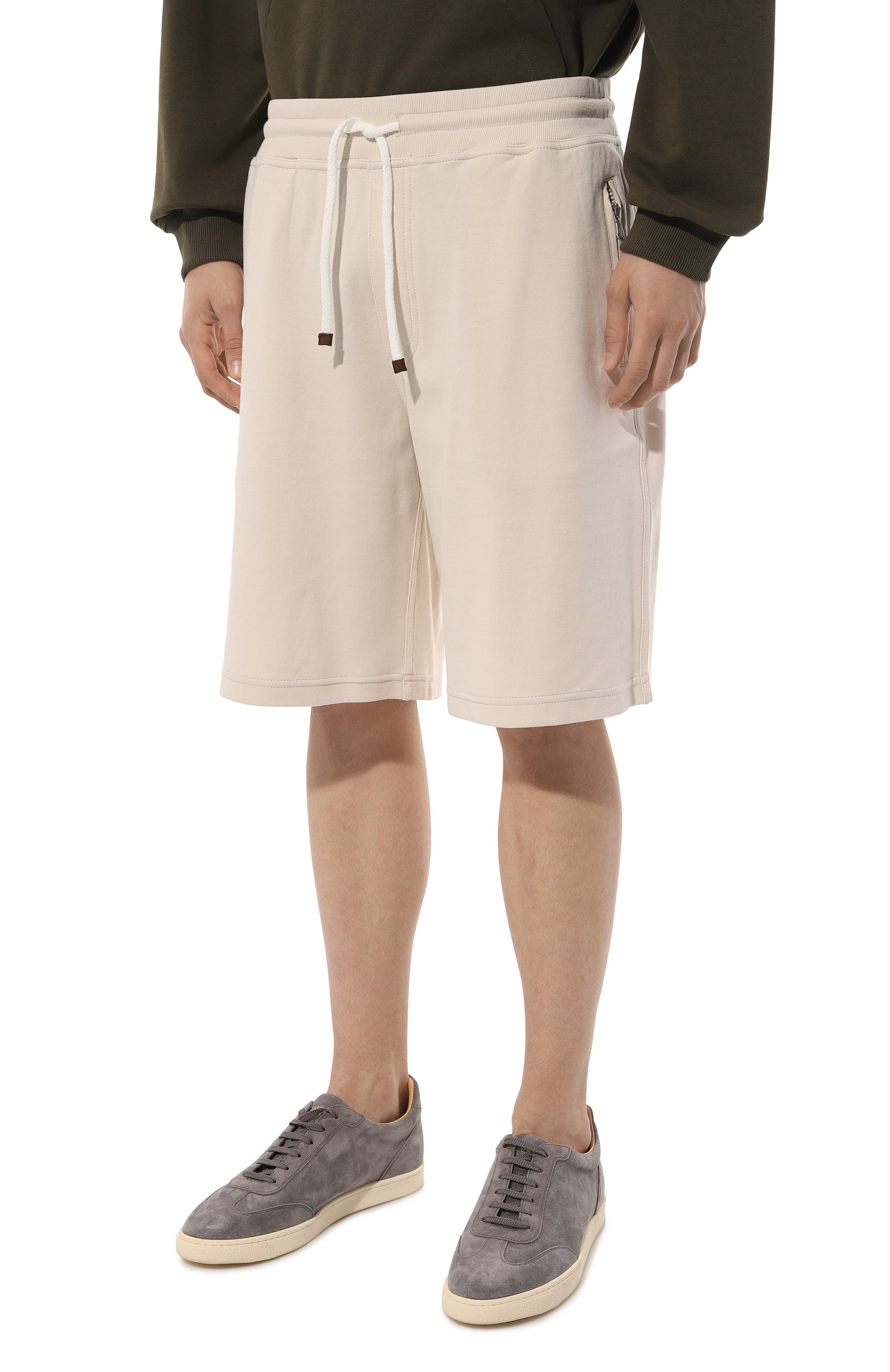 Хлопковые шорты BRUNELLO CUCINELLI, арт. M0T353242G, фото 3