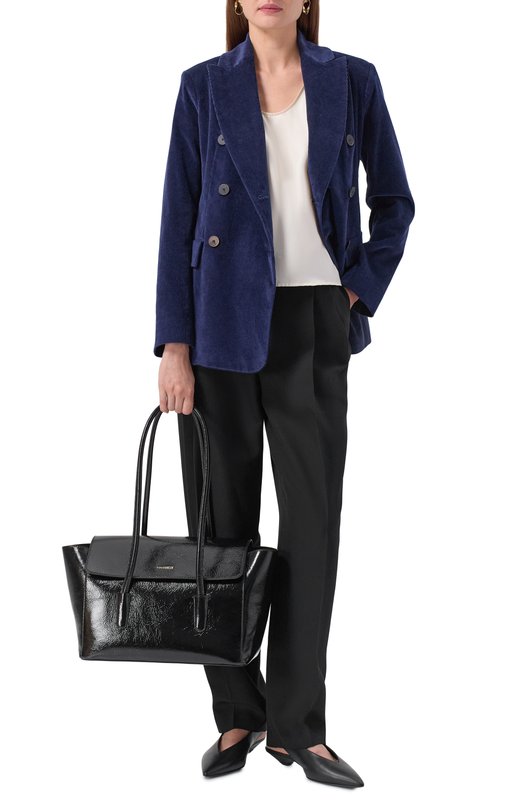 Сумка-тоут Double Beat medium Coccinelle E1 T8D 11 02 01 Чёрный  E1 T8D 11 02 01 Фото 7