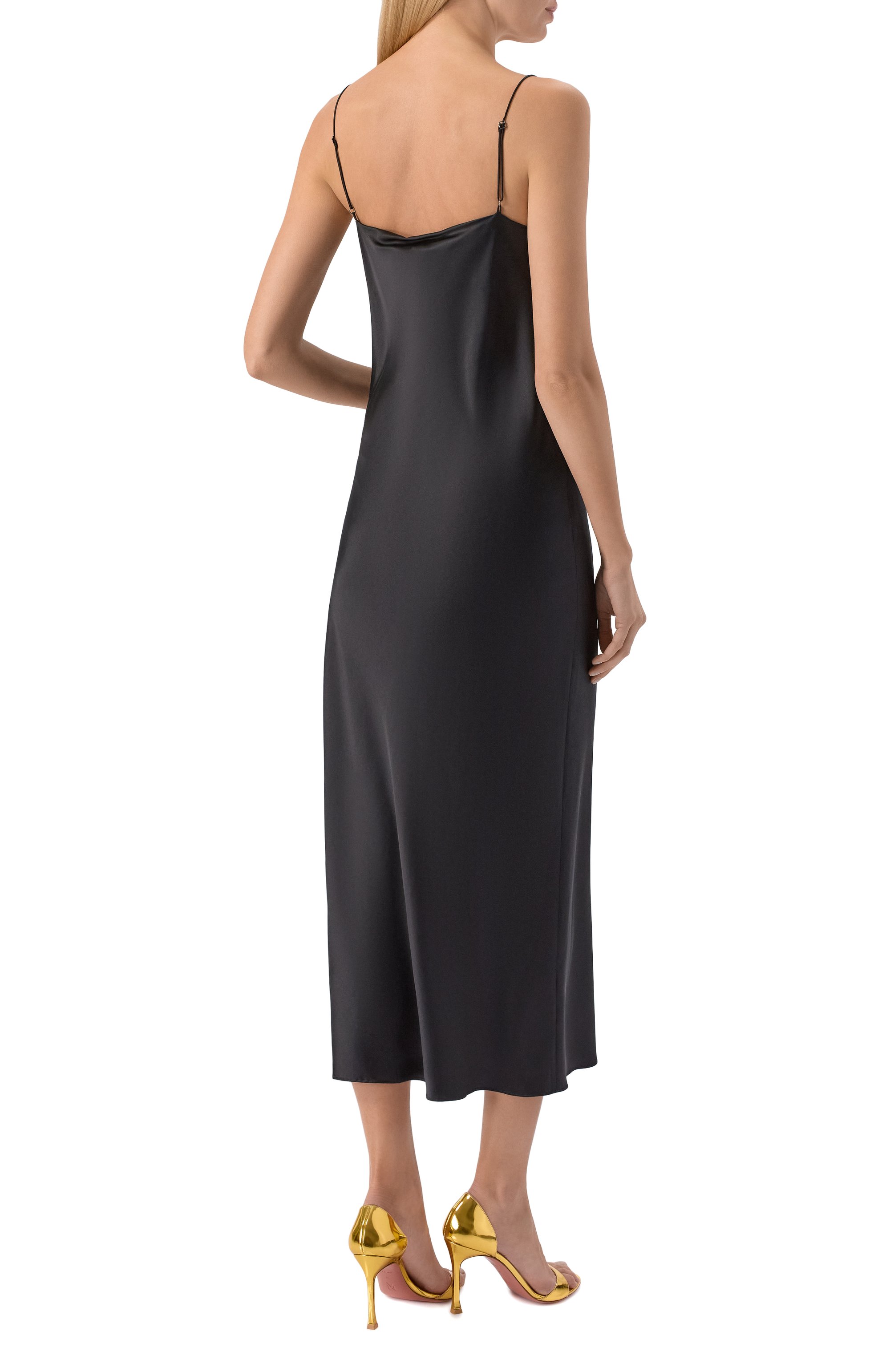 Атласное платье DOROTHEE SCHUMACHER, арт. 049503, фото 4