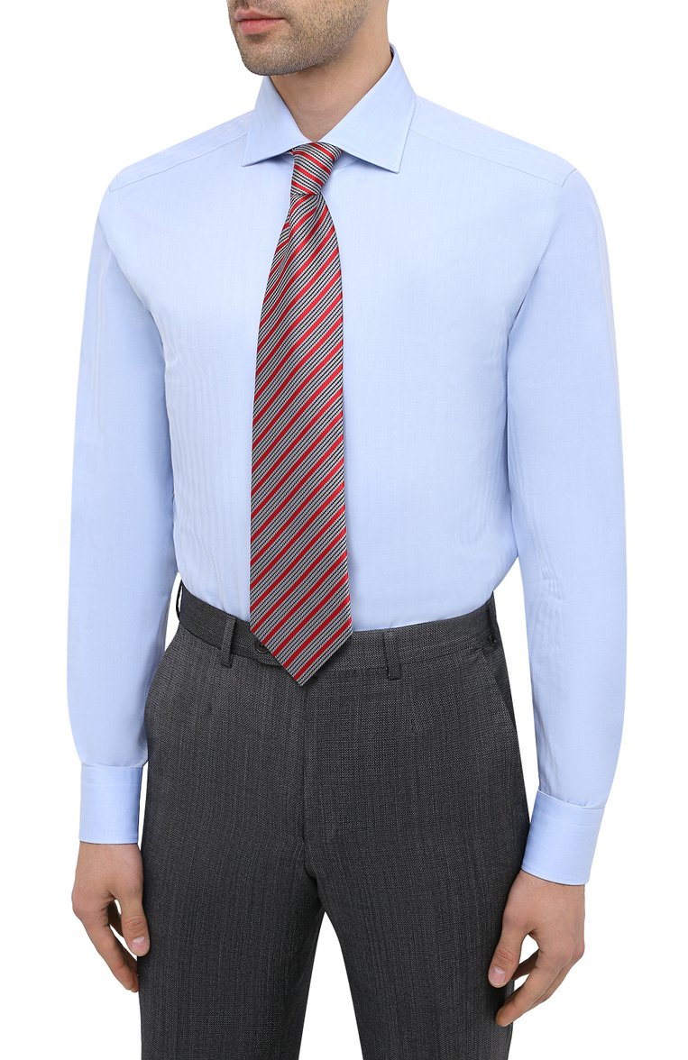 Хлопковая сорочка ZEGNA, арт. E02301/9NS0LB, фото 4