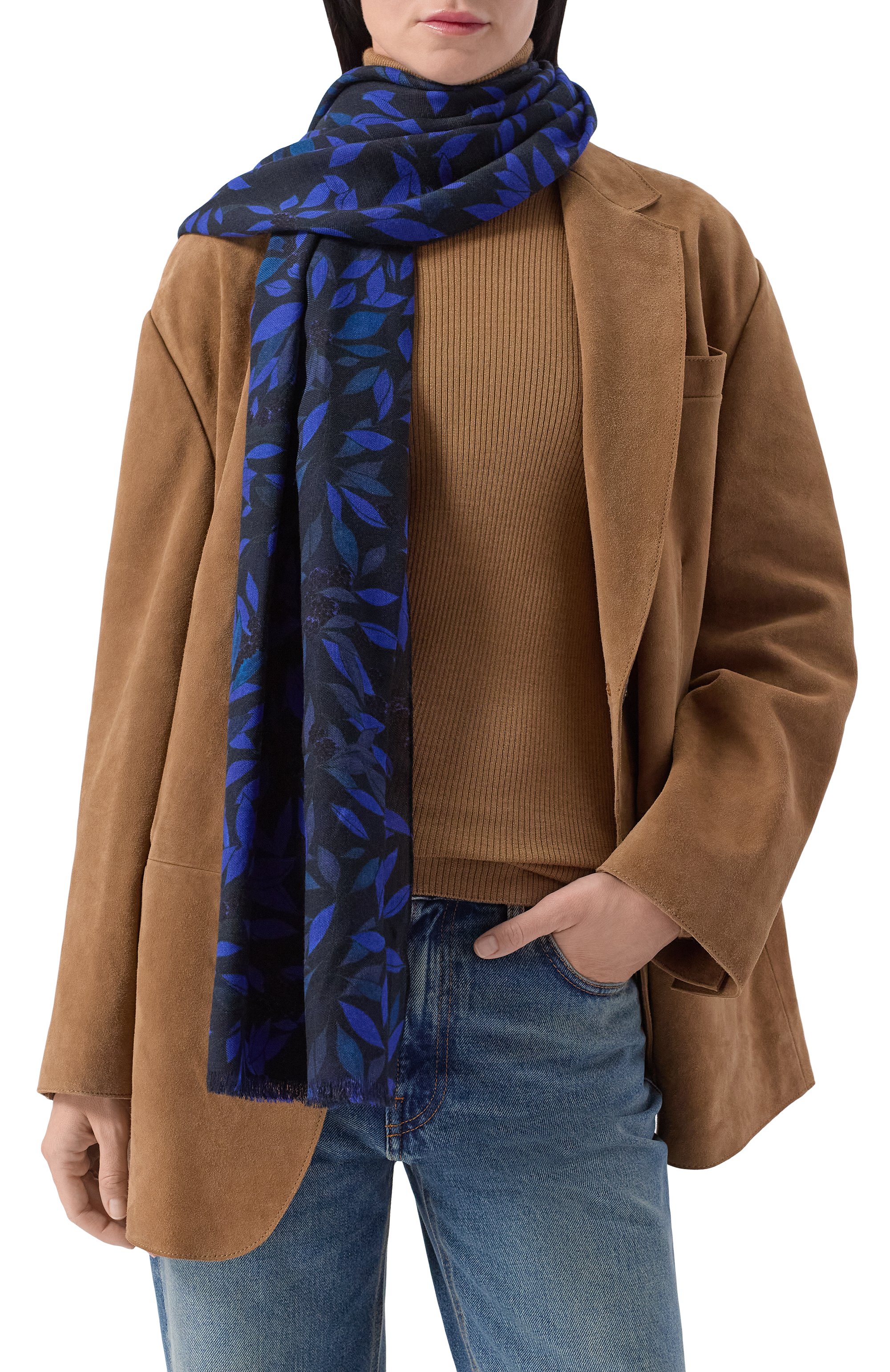 Палантин из шерсти и шелка PETITJEAN PARIS, арт. 0E23, фото 2