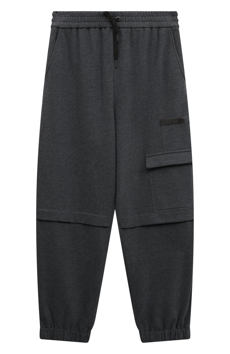 Хлопковые джоггеры BRUNELLO CUCINELLI, арт. BN05NE607C, фото 1