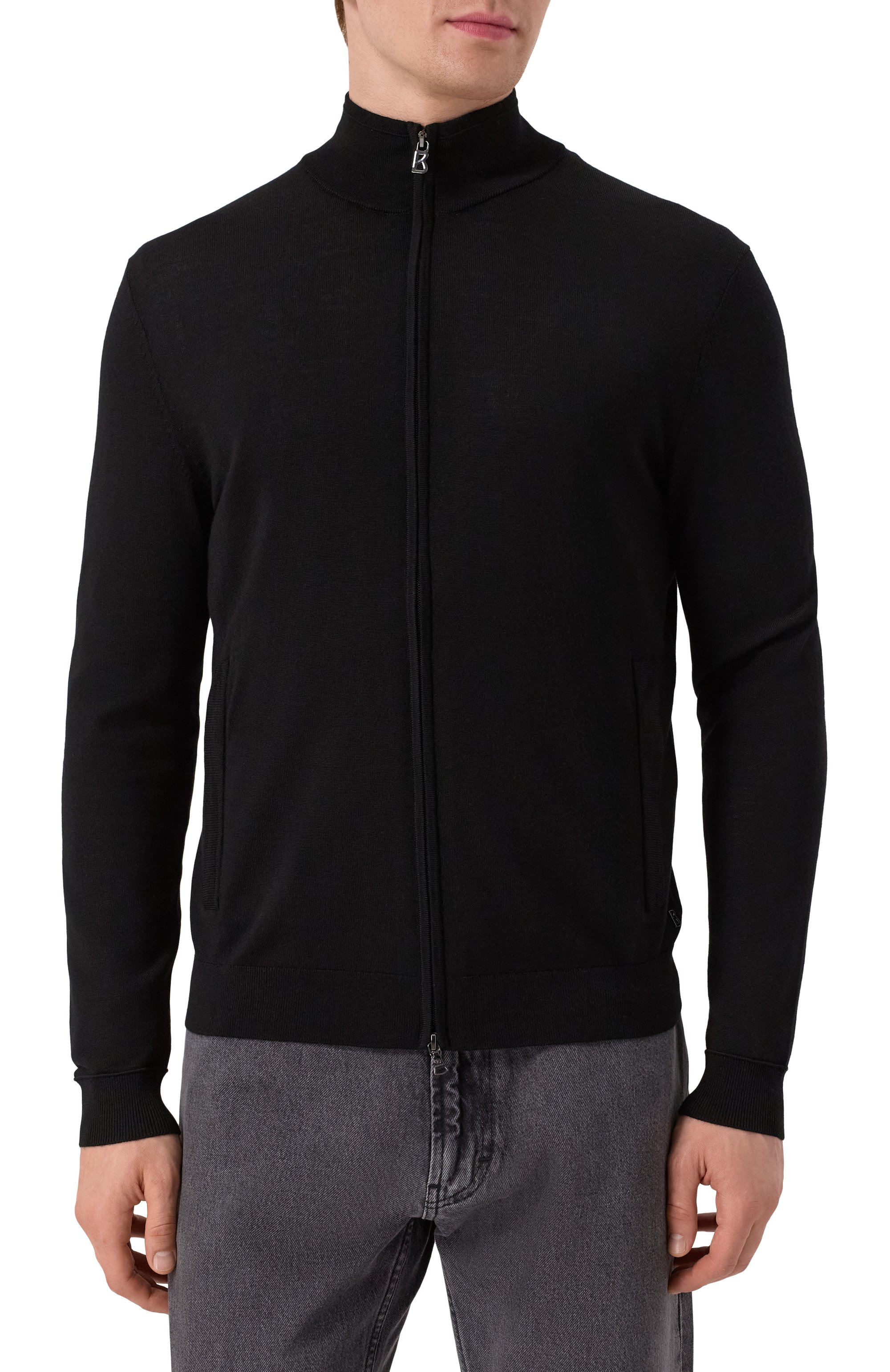 Шерстяной кардиган BOGNER черного цвета по цене 37700 руб., арт. 88589785, фото 3 Шерстяной кардиган BOGNER, арт. 88589785, фото 3