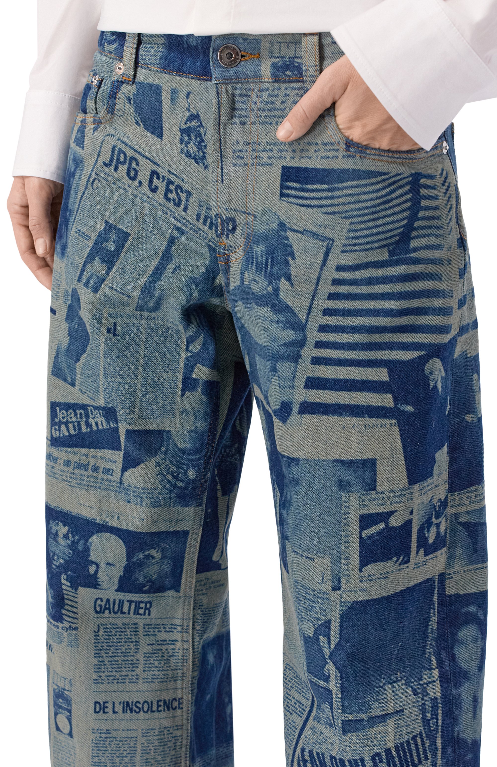 Джинсы JEAN PAUL GAULTIER, арт. 26/01-W-TR051/D027, фото 5