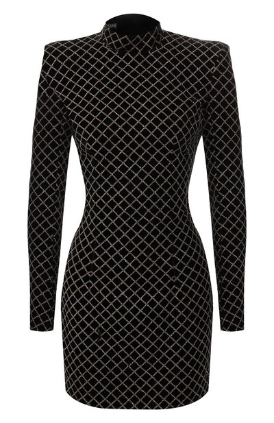 Платье из смеси вискозы и шелка BALMAIN, арт. SF16647/V070, фото 1