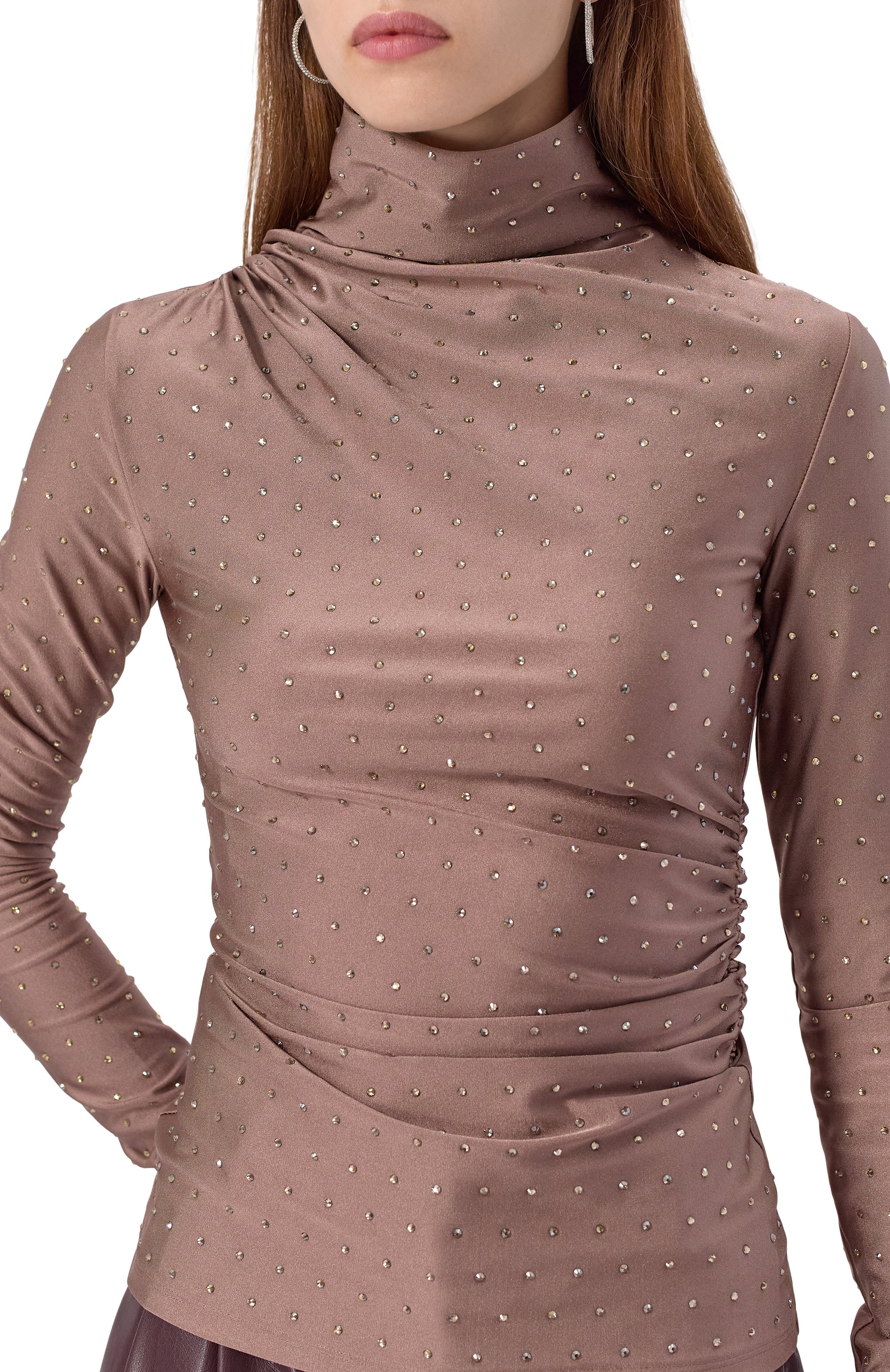 Топ с отделкой стразами THE ANDAMANE, арт. T180701C/TJP062, фото 5