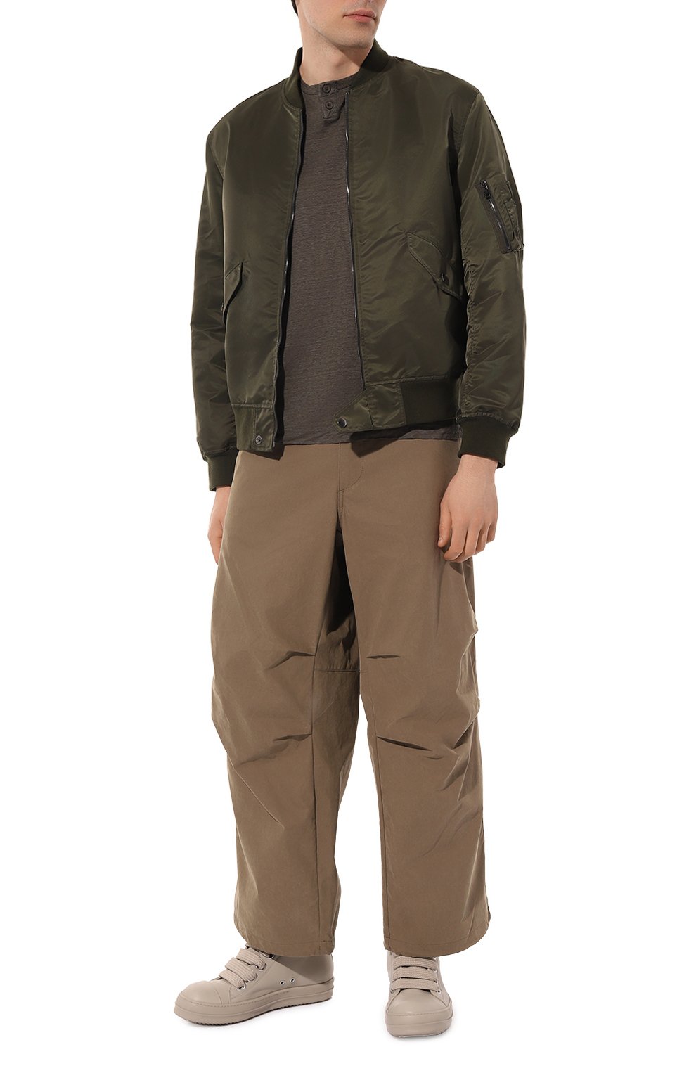 Кожаные кеды RICK OWENS, арт. RU01D3893/LC0W2, фото 2